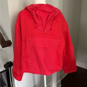 Women’s Red Hooded Jacket